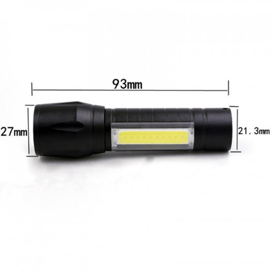 Mini lampe de poche Portable à LED COB Super lumineuse